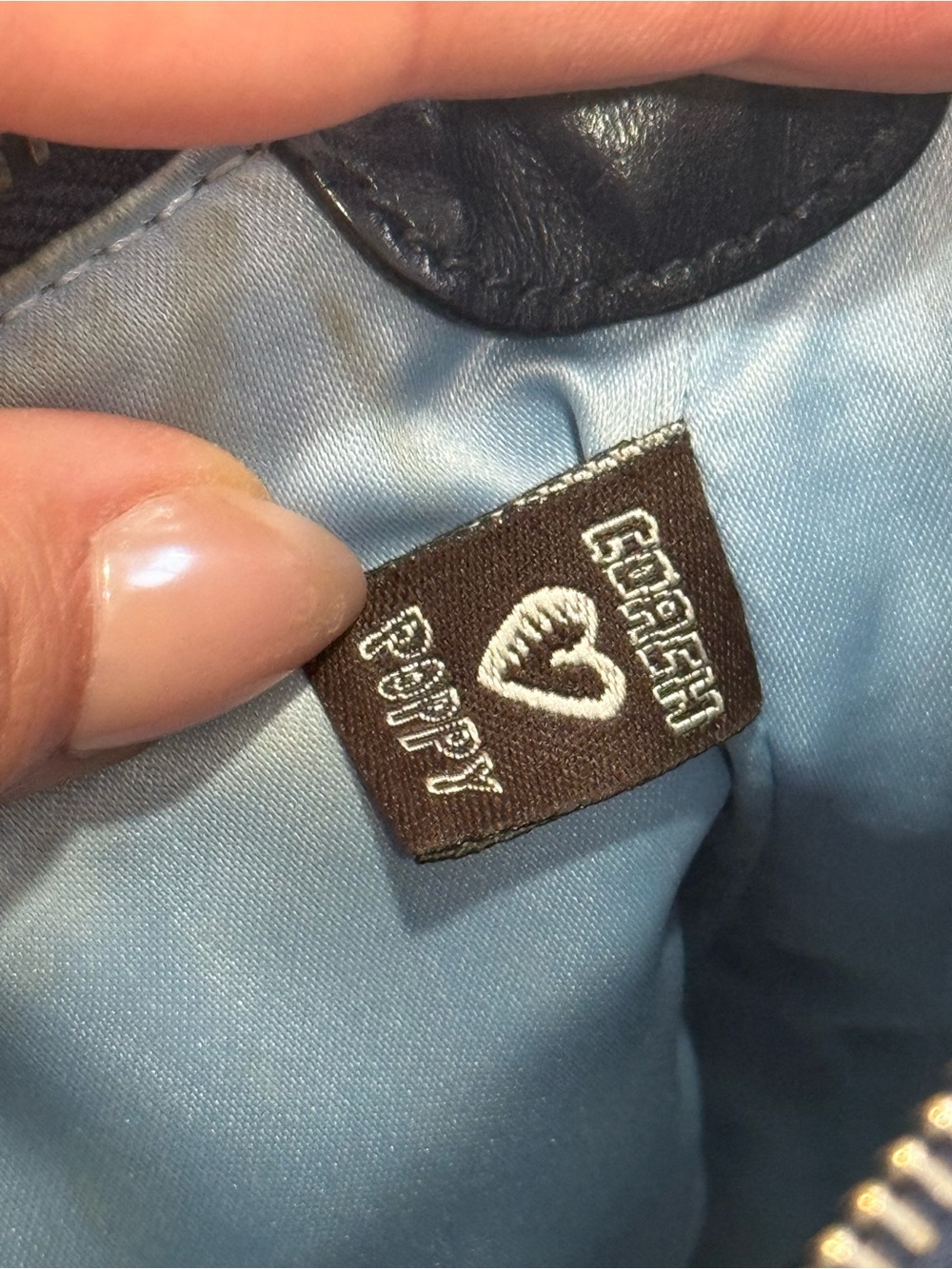Coach Vintage Coach poppy Signature Denim Patchwork Crossbody Swingpack Bag - Picture 8 of 9